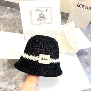 [CELINE] 2024 new color matching hollow simple bucket hat